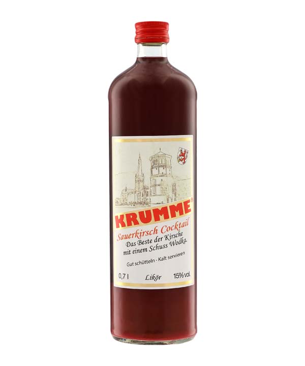 Krumme Sauerkirsch Likör 0,7L Flasche Rheinspirits