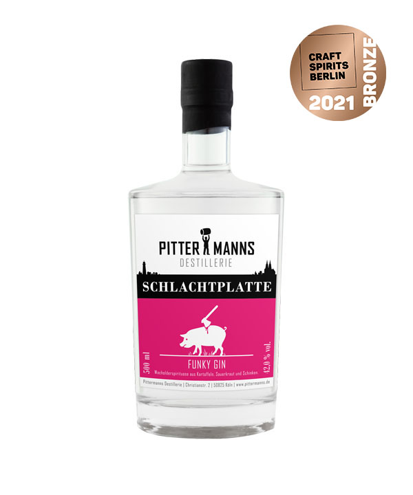 Pittermanns Schlachtplatte Gin New Western Gin Köln